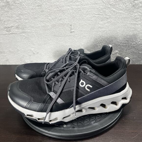 On Cloud Cloudhorizon Mens Size 11.5 Black Running Lace Up Athletic Shoes - Picture 3 of 10